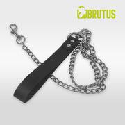 Brutus - Leiband - Leash - Leren Hondenriem met Ketting