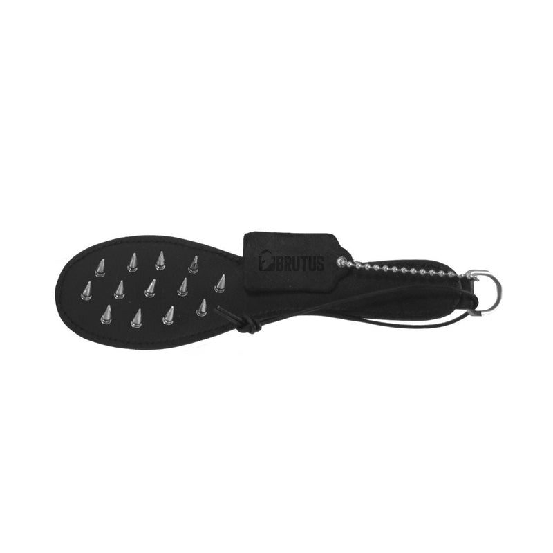 Brutus - Plak - Leren Paddle met Metalen Spijkers