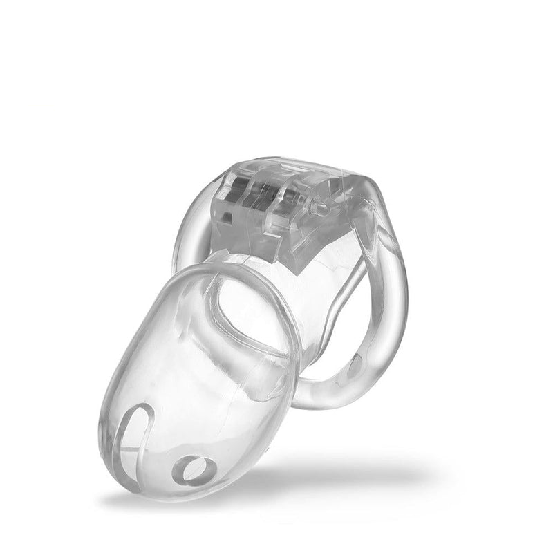 Brutus Stealth - Kuisheidskooi - Transparante Peniskooi van onverwoestbaar Polycarbonaat - STEALTH - Chastity Cage Clear