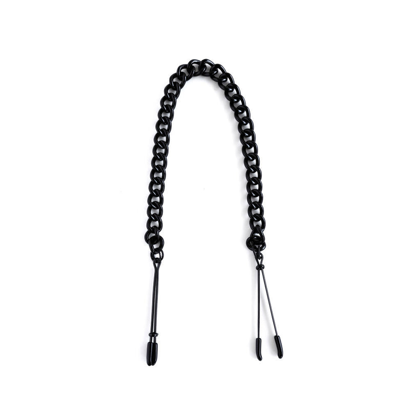 Brutus - Tepelklemmen - Metaal - Met Ketting - TWEEZER Nipple Clamps Black