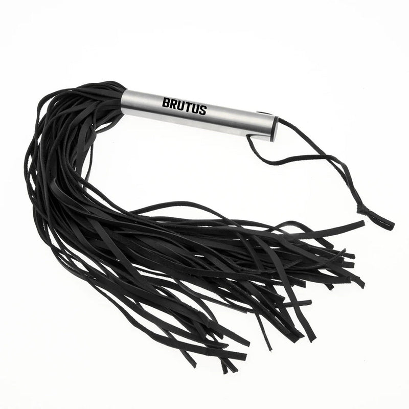 Brutus - Zweep - Leren Flogger met Stalen Handvat