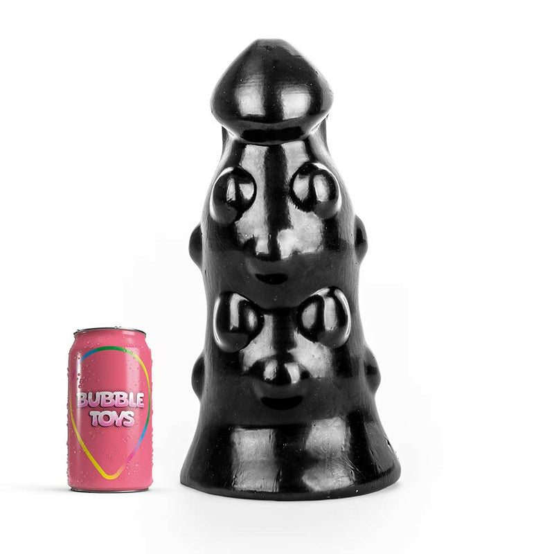 Bubble Toys - PokPok - Anaal Dildo - Zwart - Vier maten