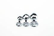 Kiotos - Buttplug Aluminium Met Transparant Kristal