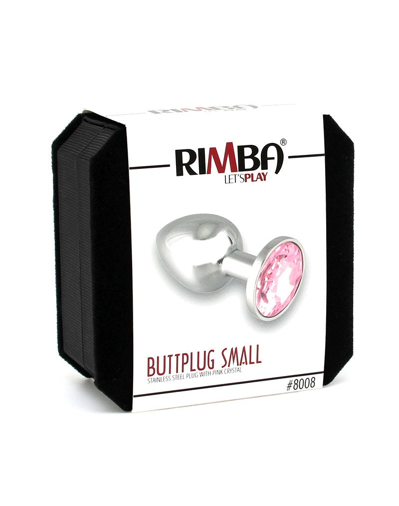 Rimba - Buttplug Klein Met Roze Kristal
