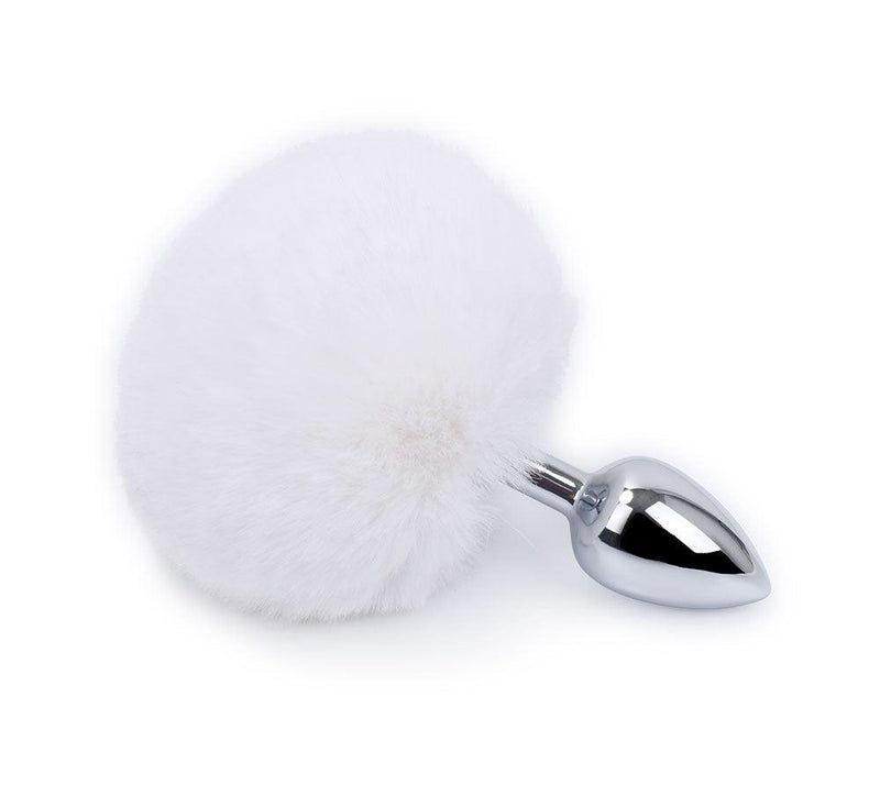 Buttplug Konijnenstaartje - Wit
