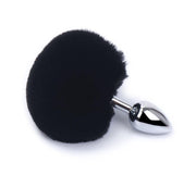 Buttplug Konijnenstaartje - Zwart