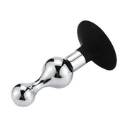 Buttplug Aluminium In zandloper-vorm Met Zuignap