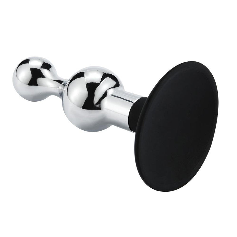 Buttplug Aluminium In zandloper-vorm Met Zuignap