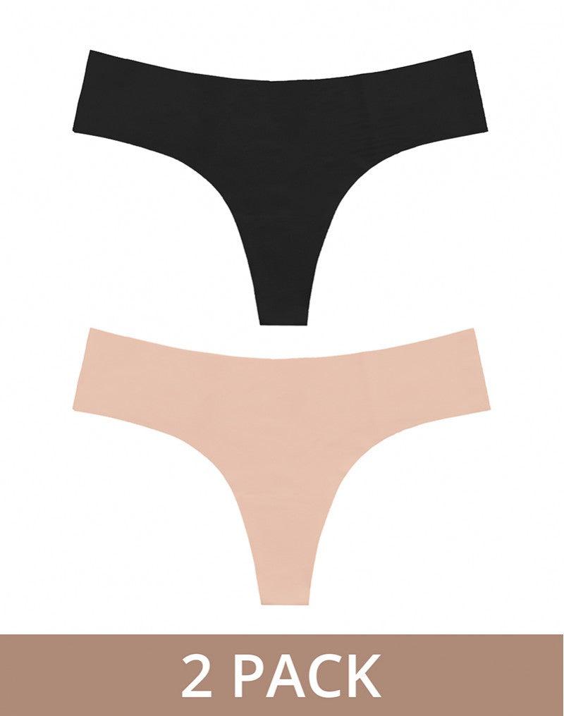 Bye Bra - Invisible String - 2 pack - Nude En Zwart