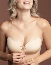 Bye Bra - Lace It - Plak BH - Voor Strapless Outfits - Nude