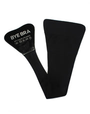Bye Bra - Onzichtbare Plak String - Zwart