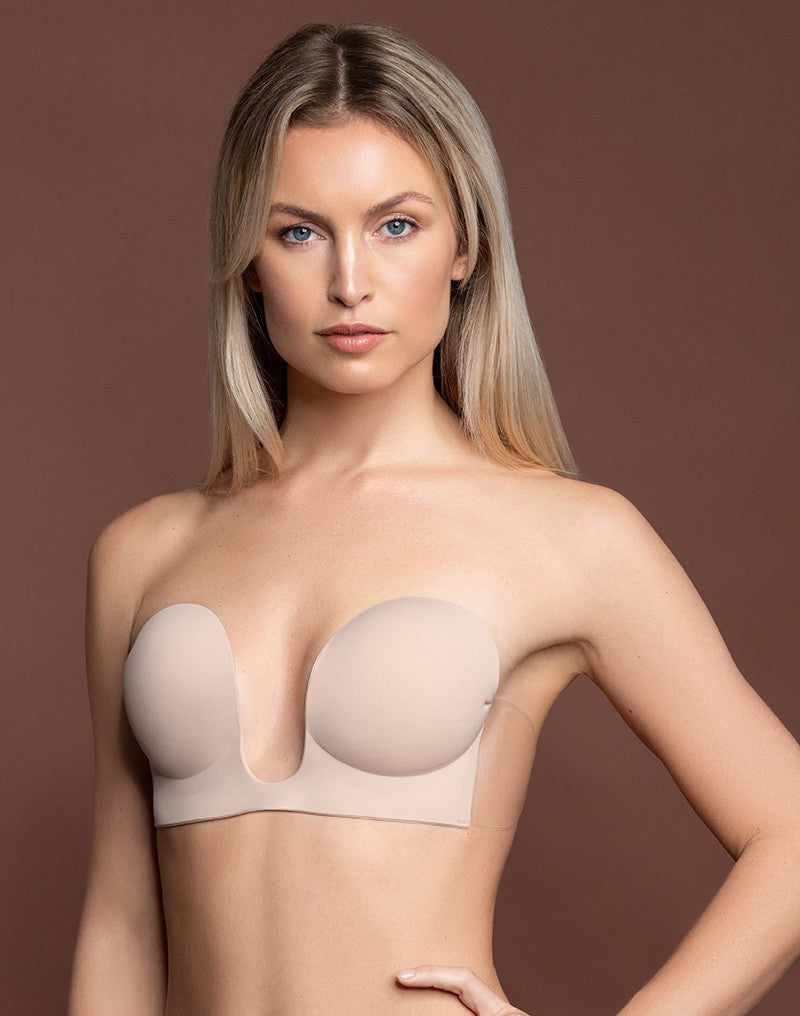 Bye Bra - U-Style - Plak BH - Voor Strapless Outfits - Nude
