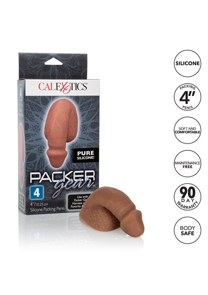 Calexotics - Siliconen Packing Penis - Slappe Penis - FtM Drag - 10,25 cm - medium huidskleur