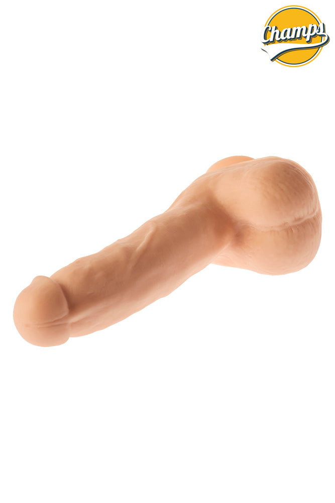 Champs - Curly - Original Dildo - 20 cm - Lichte Huidskleur