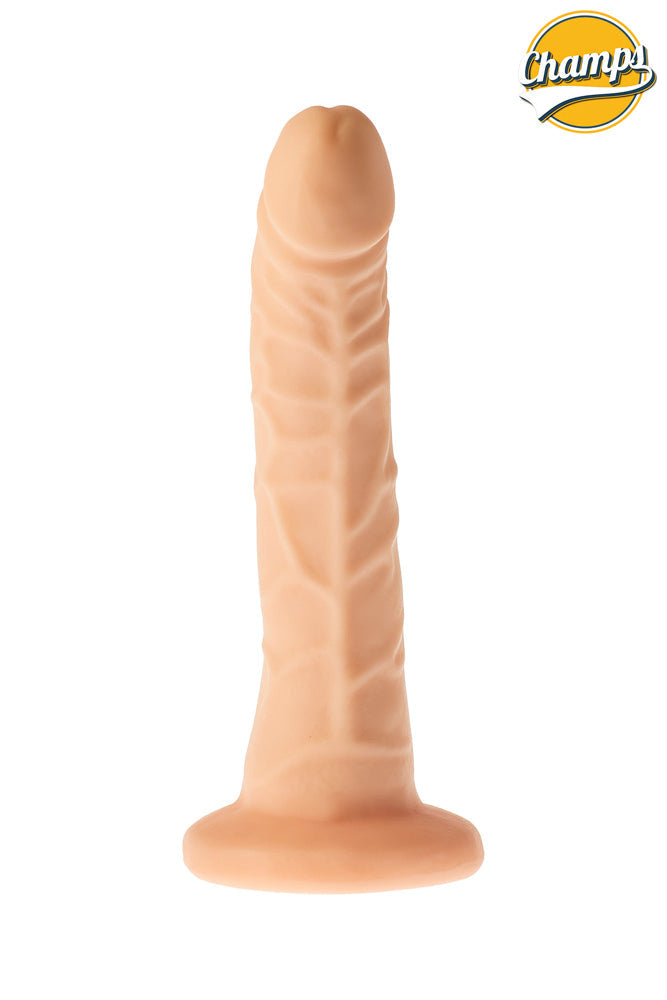 Champs - Groovy - Original Dildo - 21.5 x 3 cm - Lichte Huidskleur