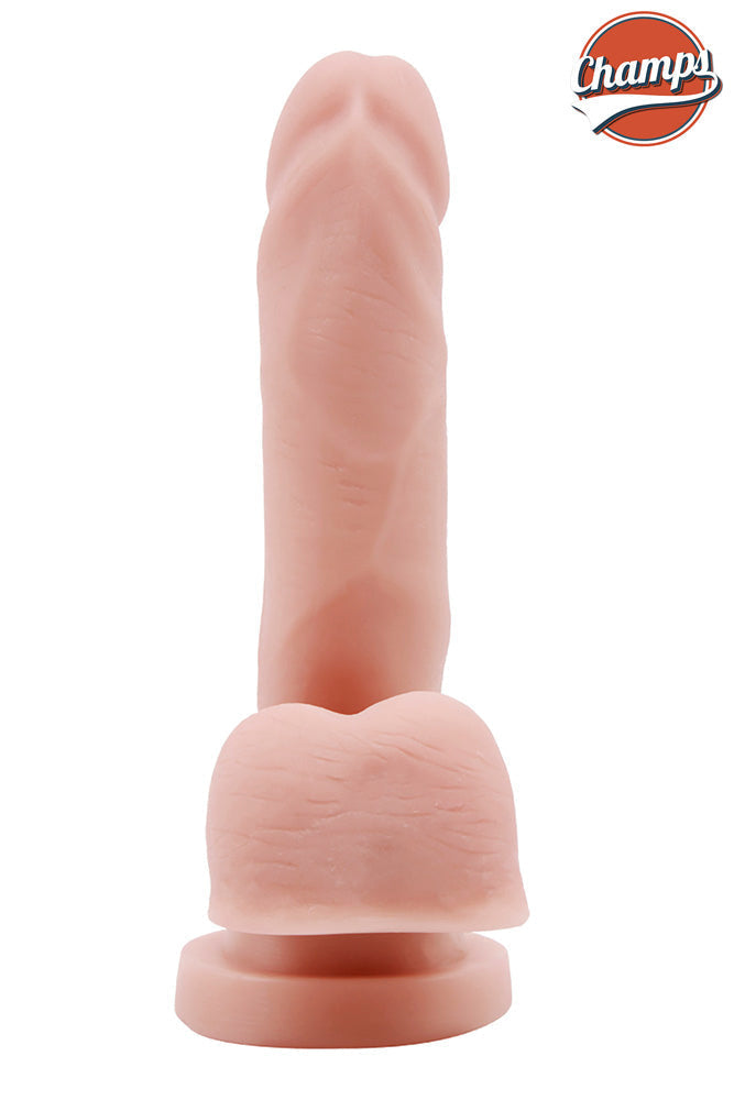 Champs - Softy - Dual Density Dildo - 14.5 x 3 cm - Lichte Huidskleur