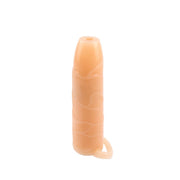Chisa - Real Feel Penis Sleeve Met Ball Strap En Open Bovenkant