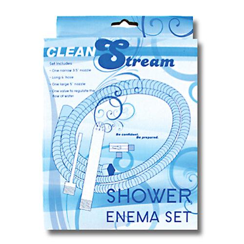 CleanStream - RVS Klysma Set Voor In de Douche