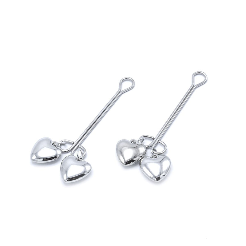 Kiotos - Clit Clip Hearts - Clitorisklemmen/Schaamlipklemmen met Hangertje