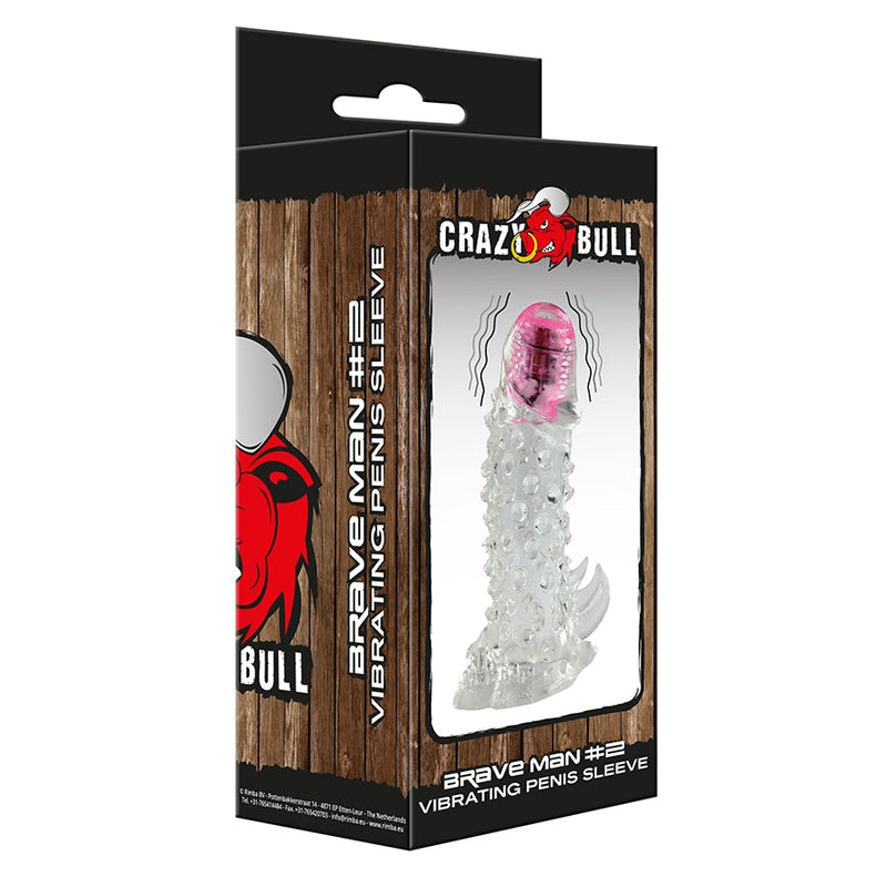 Crazy Bull - Vibrerende Penis Sleeve - Brave Man 2