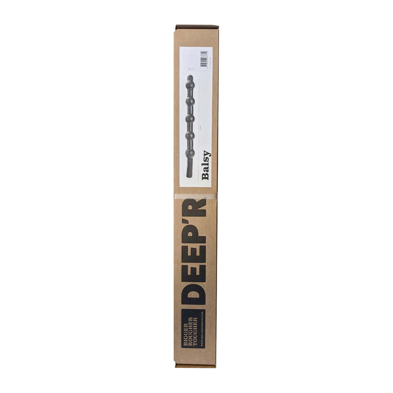DEEP'R - Balsy - XXL Anaal Kralen - Zwart - 70 cm - Ø 4.00 tot 7.00 cm