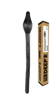 DEEP'R - Duck - Anaal Dildo - Zwart - 70 cm x Ø 7.80 cm
