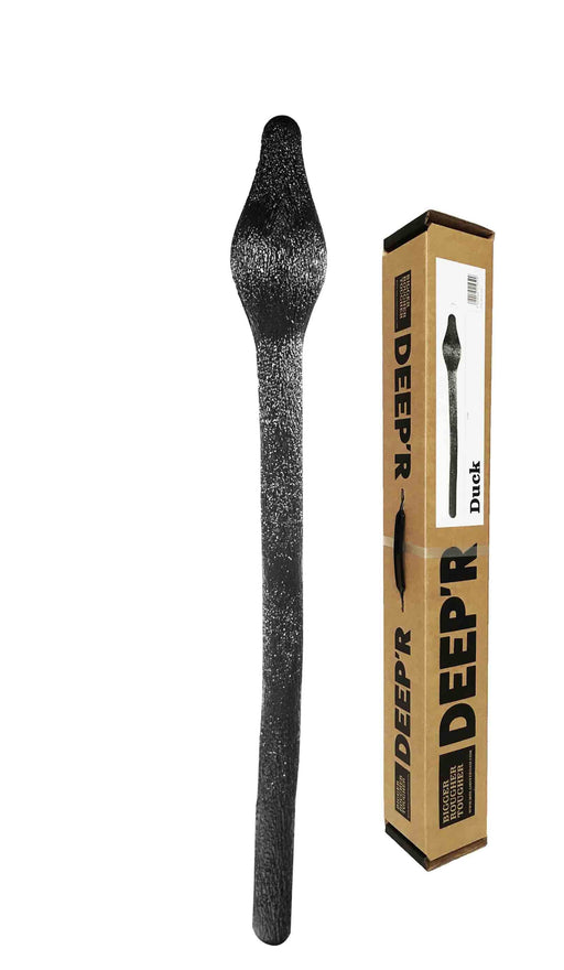DEEP'R - Duck - Anaal Dildo - Zwart - 70 cm x Ø 7.80 cm