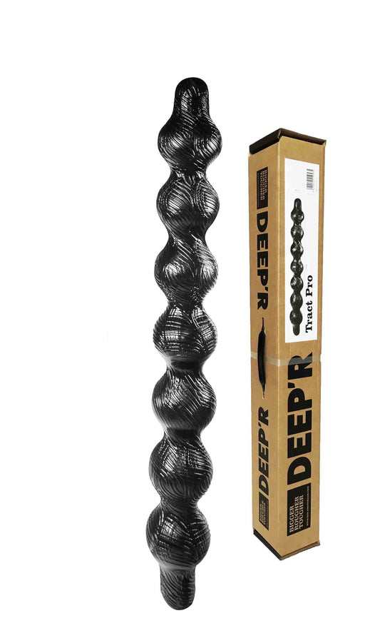 DEEP'R - Tract Pro - Anaal Dildo - Zwart - 70 cm - Ø 8.20 cm