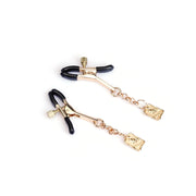 Liebe Seele - Luxe Tepelklemmen met Vierkante Hangers - Goud