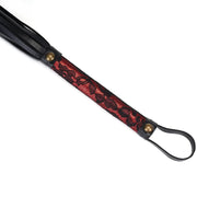 Liebe Seele - Victorian Garden - Kleine Flogger - Vegan Vriendelijk - Rood/Zwart
