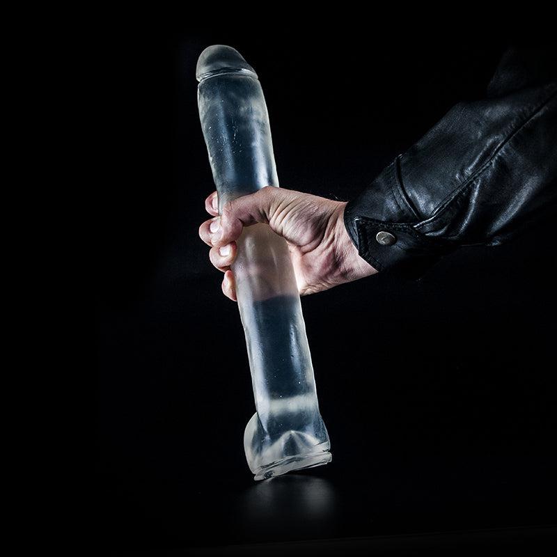 Dark Crystal - XXL Dildo - 37,5 x 6 cm - Transparant