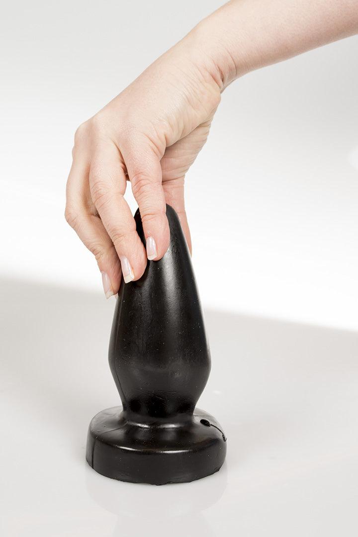 Dark Crystal - Buttplug - 15 x 6 cm - Zwart