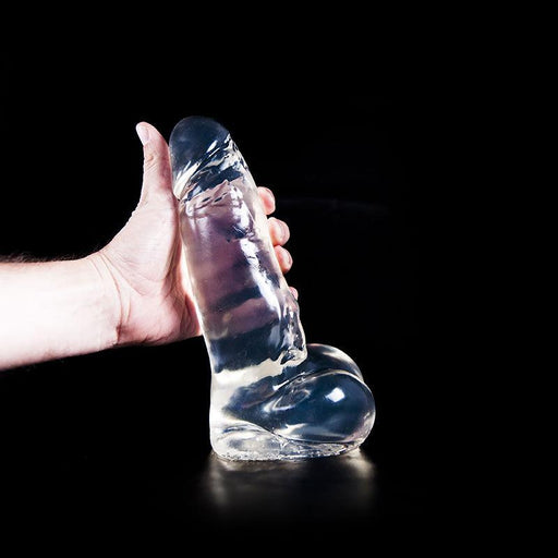 Dark Crystal - Dildo - 23,5 x 6,5 cm - Transparant