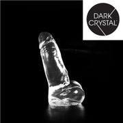 Dark Crystal - Dildo - 23,5 x 6,5 cm - Transparant