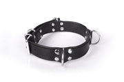 DeLuxe Bondage Collar - Zwart
