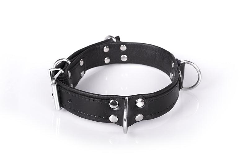 DeLuxe Bondage Collar - Zwart