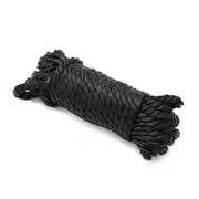 Kiotos - Deluxe Bondage Touw in Zwart - Hoogwaardig, Zacht en Duurzaam Polyester - 10m Lengte