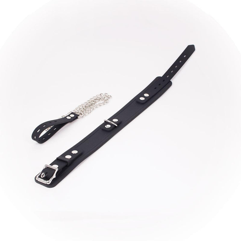 DeLuxe Collar Van Siliconen - Zwart