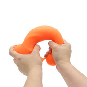 DeLuxe Pure Nature Neo Colours - Siliconen Dildo - 26.5 x 5.1 cm - Paars