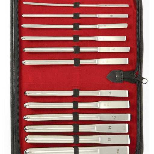 Rimba - Dilator/sound Set RVS (14 Stuks) In Luxe bewaar etui