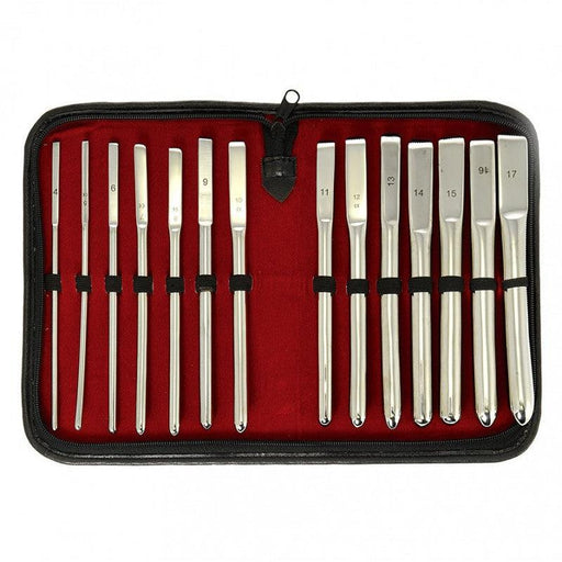 Rimba - Dilator/sound Set RVS (14 Stuks) In Luxe bewaar etui