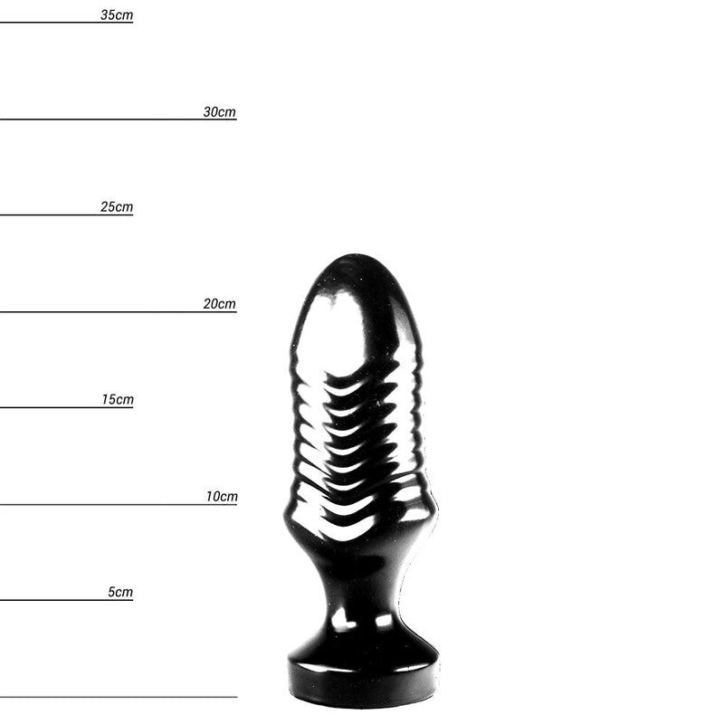 Dinoo - Tanius - Buttplug - 23 x 7 cm - Zwart