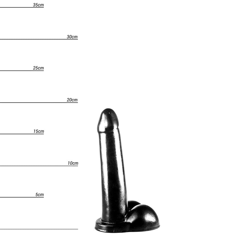Dinoo - Datou - Dildo - 19 x 3,7 cm - Zwart