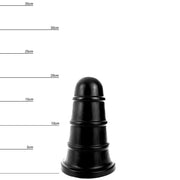 Dinoo HUNG - Deviant - Vac-U-Lock Compatable Dildo - 19,5 x 6,5 cm - Zwart