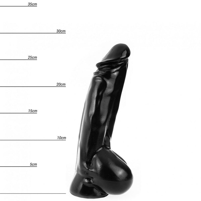 Dinoo HUNG - Tyran - Vac-U-Lock Compatable Dildo - 28 x 5 cm - Zwart
