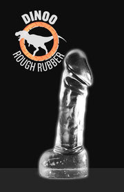 Dinoo - Haya - Dildo - 25,5 x 6,5 cm - Transparant