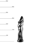 Dinoo - Liaxiornis - Dildo - 22 x 5,8 cm - Zwart