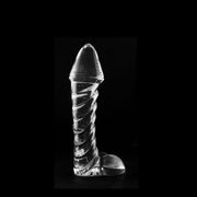 Dinoo - Lesotho - Dildo Met Balzak - Transparant