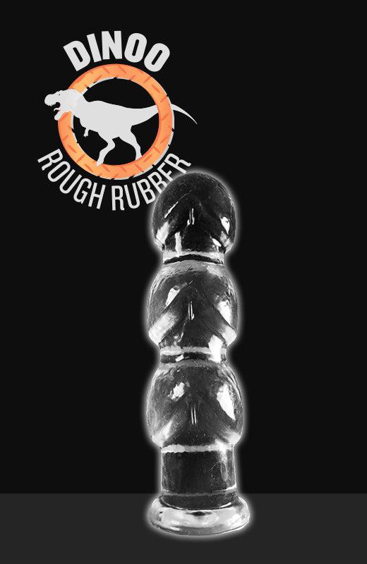 Dinoo - Gaston - XXL Buttplug - 27,5 x 8 cm - Transparant