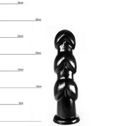 Dinoo - Gaston - XXL Buttplug - 27,5 x 8 cm - Zwart